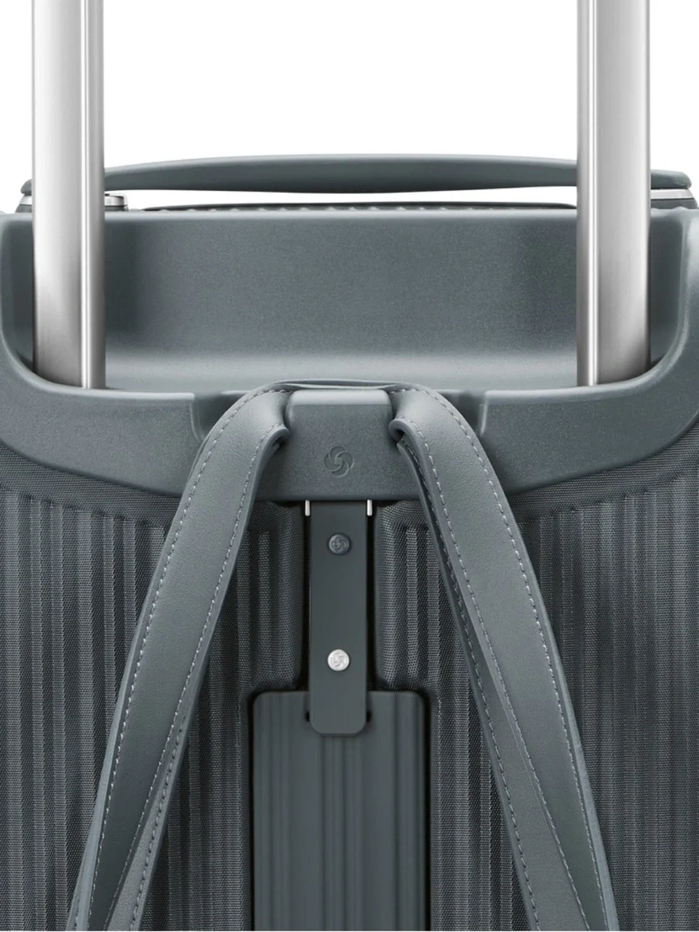 Samsonite Silhouette 18 Softside Spinner Slate Gray Carry-On Spinner suitcase